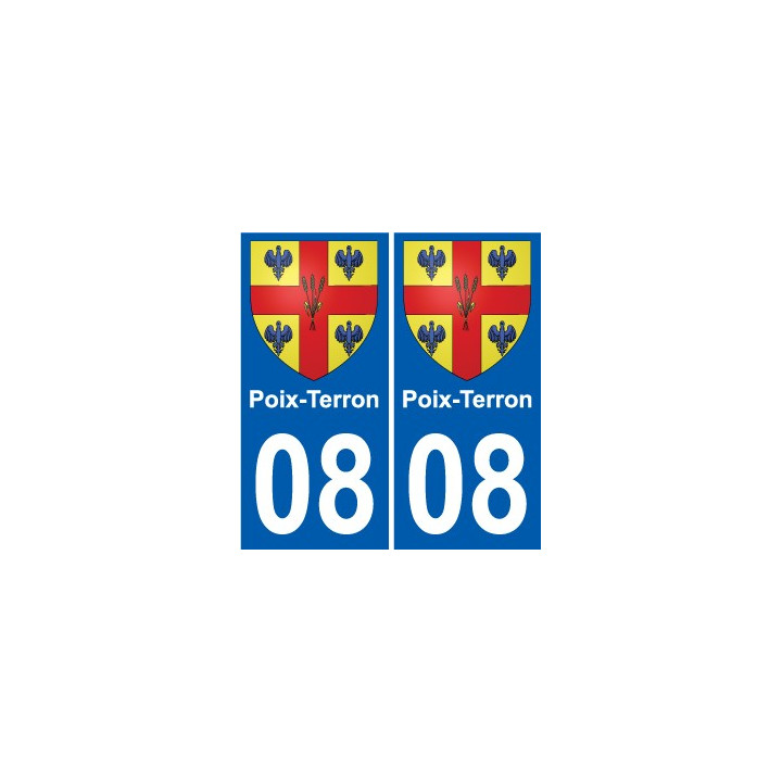 27 Léry coat of arms sticker plate stickers city