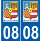 27 Léry logo adesivo piastra adesivi città