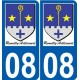 27 Léry logo adesivo piastra adesivi città