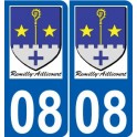 27 de Léry logotipo de la etiqueta engomada de la placa de pegatinas de la ciudad