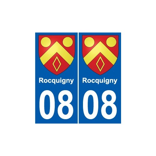 08 Léry blason autocollant plaque stickers ville