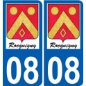27 de Léry logotipo de la etiqueta engomada de la placa de pegatinas de la ciudad