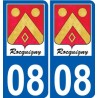 27 Léry logo sticker plate stickers city