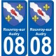 08 Léry blason autocollant plaque stickers ville