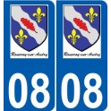 27 de Léry logotipo de la etiqueta engomada de la placa de pegatinas de la ciudad