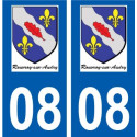 27 de Léry logotipo de la etiqueta engomada de la placa de pegatinas de la ciudad