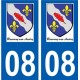 27 Léry logo adesivo piastra adesivi città