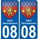 08 Léry blason autocollant plaque stickers ville