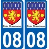 08 Léry logo autocollant plaque stickers ville