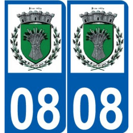 27 de Léry logotipo de la etiqueta engomada de la placa de pegatinas de la ciudad