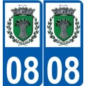 08 Léry logo autocollant plaque stickers ville
