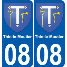 08 Léry blason autocollant plaque stickers ville