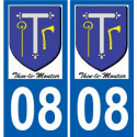27 de Léry logotipo de la etiqueta engomada de la placa de pegatinas de la ciudad