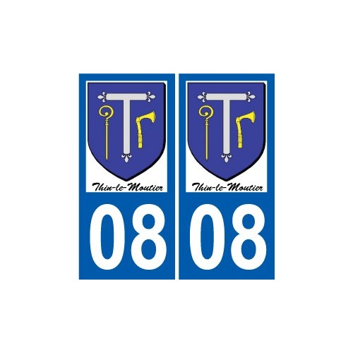 08 Léry logo autocollant plaque stickers ville