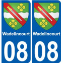 08 Léry blason autocollant plaque stickers ville