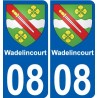 27 Léry coat of arms sticker plate stickers city