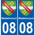 08 Léry blason autocollant plaque stickers ville