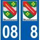 27 de Léry logotipo de la etiqueta engomada de la placa de pegatinas de la ciudad