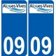 09 Léry logo autocollant plaque stickers ville