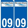 09 Léry logo autocollant plaque stickers ville