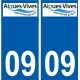 09 Léry logo autocollant plaque stickers ville