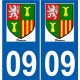 09 Léry logo autocollant plaque stickers ville