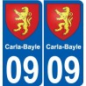 27 de Léry escudo de armas de la etiqueta engomada de la placa de pegatinas de la ciudad