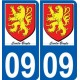 27 Léry logo adesivo piastra adesivi città