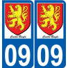 27 de Léry logotipo de la etiqueta engomada de la placa de pegatinas de la ciudad