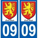 09 Léry logo autocollant plaque stickers ville
