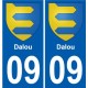 09 Léry blason autocollant plaque stickers ville