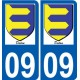 09 Léry logo autocollant plaque stickers ville
