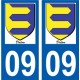 09 Léry logo autocollant plaque stickers ville
