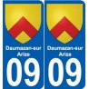 09 Léry blason autocollant plaque stickers ville
