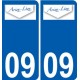 09 Léry logo autocollant plaque stickers ville