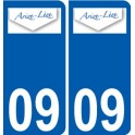 09 Léry logo autocollant plaque stickers ville