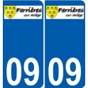 09 Léry logo autocollant plaque stickers ville