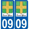 09 Léry logo autocollant plaque stickers ville