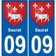27 Léry coat of arms sticker plate stickers city
