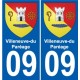 09 Léry blason autocollant plaque stickers ville