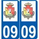 27 de Léry logotipo de la etiqueta engomada de la placa de pegatinas de la ciudad
