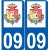 27 Léry logo sticker plate stickers city