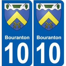 10 Léry blason autocollant plaque stickers ville