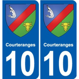 10 Léry blason autocollant plaque stickers ville