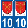 27 Léry logo sticker plate stickers city