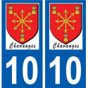 27 Léry logo adesivo piastra adesivi città