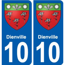 27 Léry coat of arms sticker plate stickers city