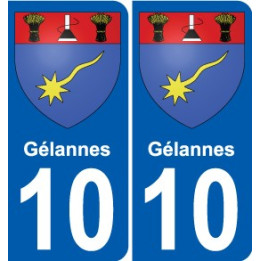 27 Léry coat of arms sticker plate stickers city