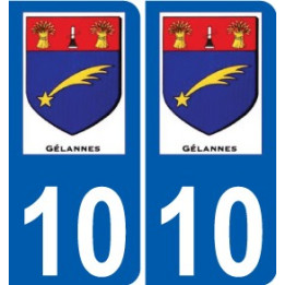 10 Léry logo autocollant plaque stickers ville