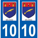 27 Léry logo adesivo piastra adesivi città